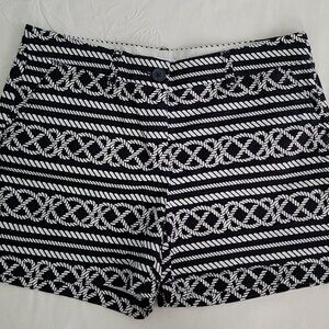 Crown & Ivy Blue & White Shorts Size 10